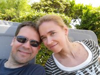 Relaxen auf der Holzterrasse