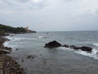 Küsten-/Strandbereich vor Campingplatz