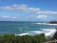 Blick von unserer Holzterrasse