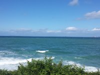 Blick von unserer Holzterrasse