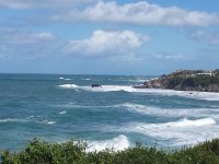 Blick von unserer Holzterrasse