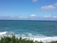 Blick von unserer Holzterrasse