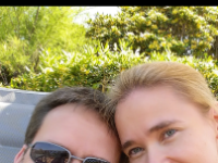 Relaxen auf der Holzterrasse