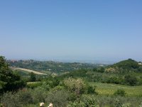 herrliche Landschaften auf dem Rückweg von Montepulciano